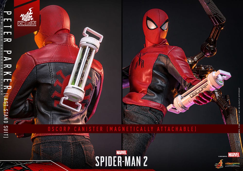 Spider-Man Actionfigur 1/6 Peter Parker (Last Stand Suit) Hot Toys Exclusive 30 cm