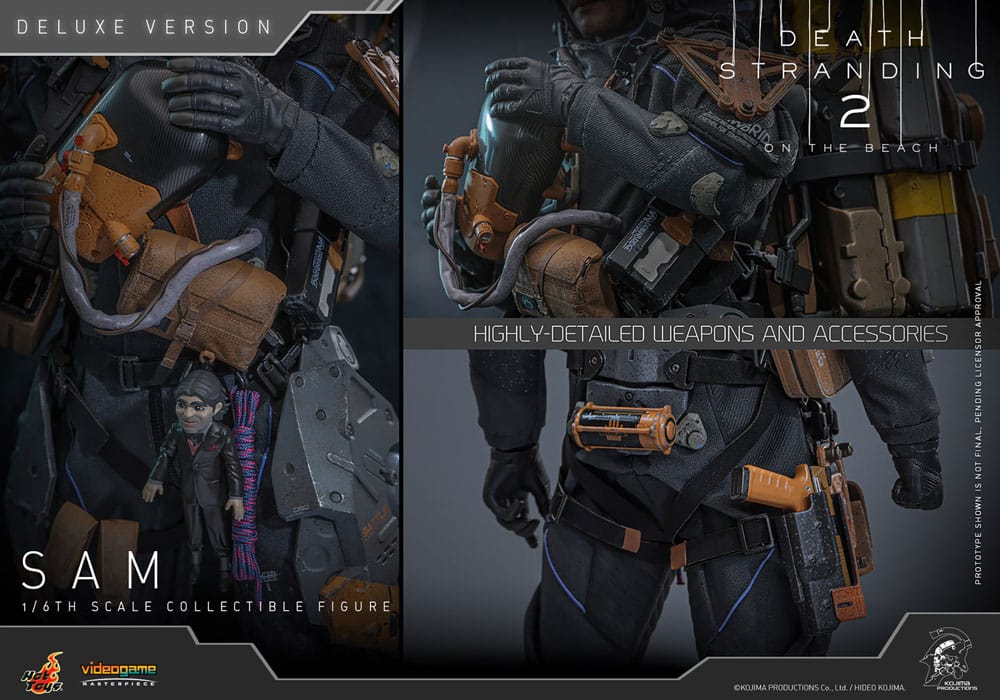 Death Stranding 2: On the Beach Videogame Masterpiece Actionfigur 1/6 Sam (Deluxe Version) 31 cm