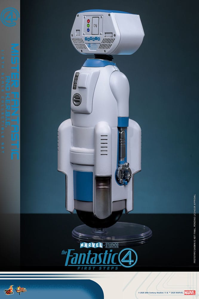 The Fantastic Four: First Steps Movie Masterpiece Actionfiguren 2er-Pack 1/6 Mister Fantastic & H.E.R.B.I.E. 30 cm
