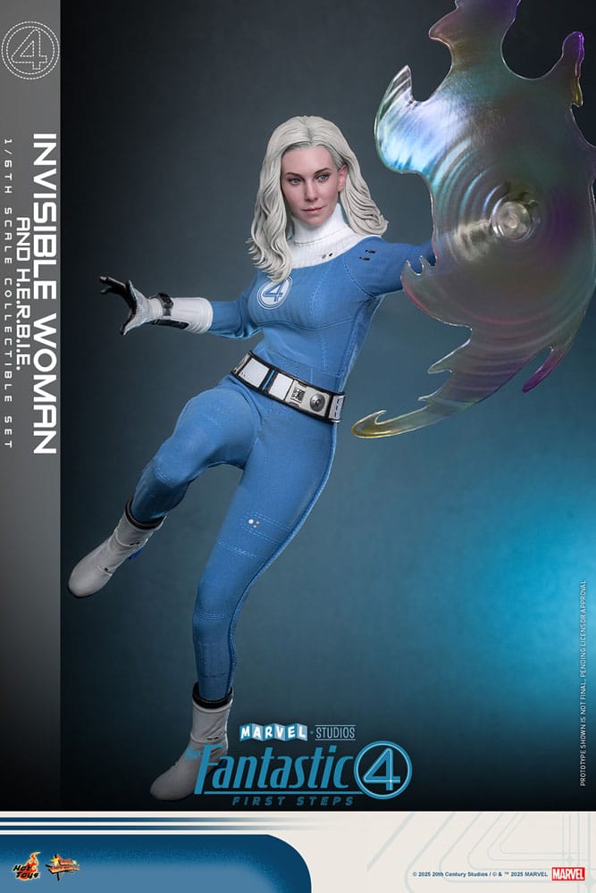 The Fantastic Four: First Steps Movie Masterpiece Actionfiguren 2er-Pack 1/6 Invisible Woman & H.E.R.B.I.E. 28 cm