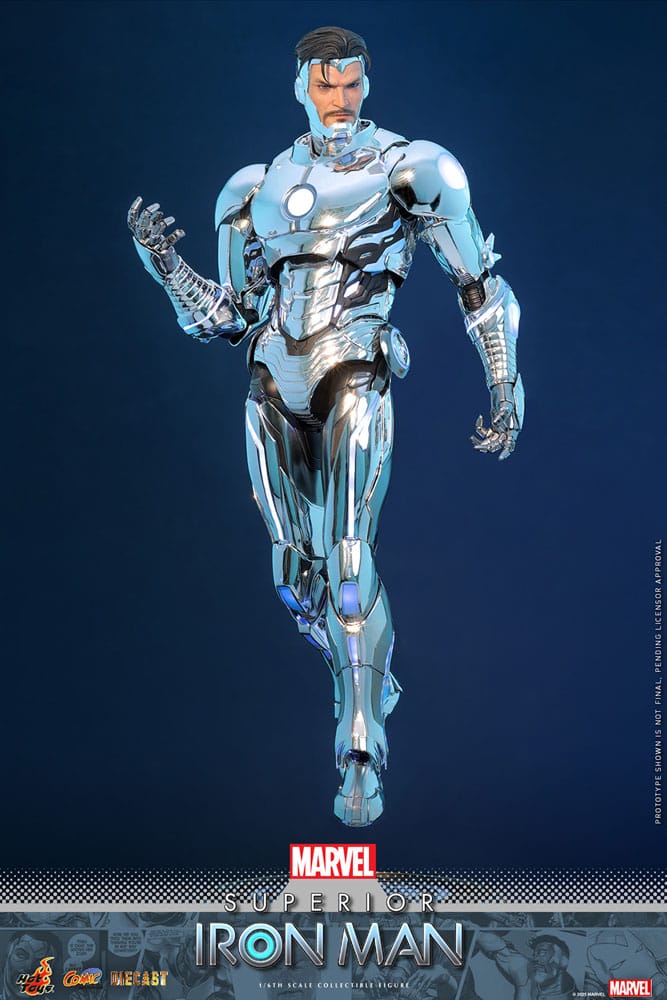 Marvel Comic Diecast Masterpiece Actionfigur 1/6 Superior Iron Man 32 cm