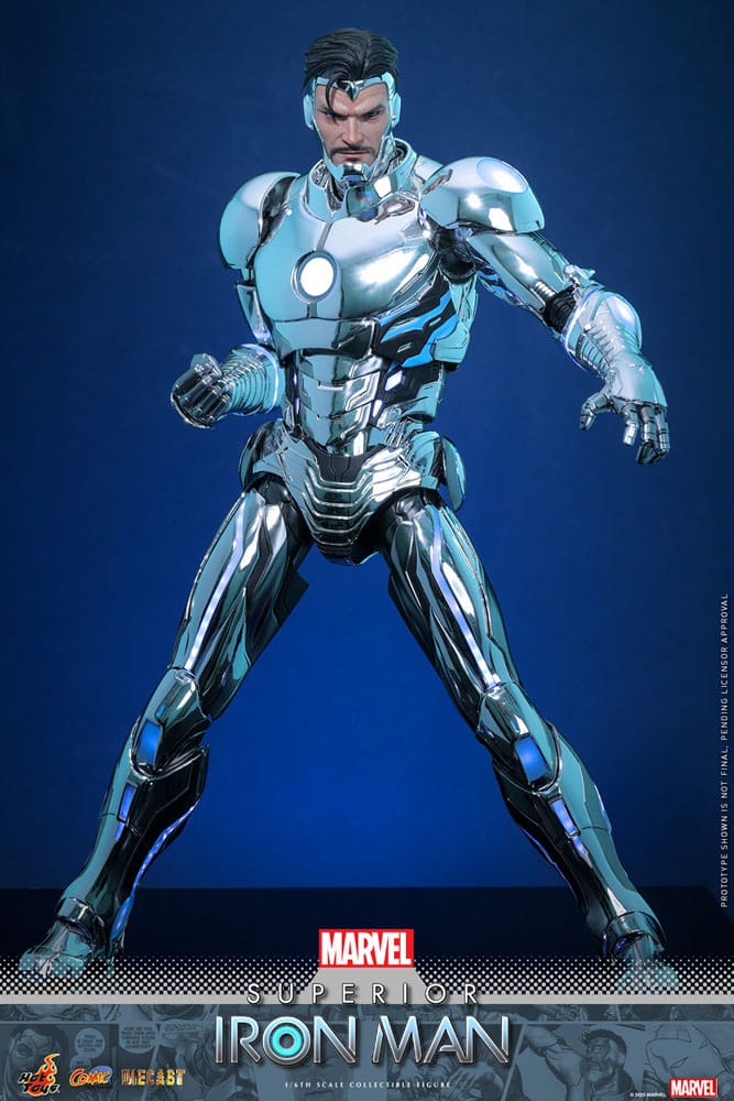 Marvel Comic Diecast Masterpiece Actionfigur 1/6 Superior Iron Man 32 cm