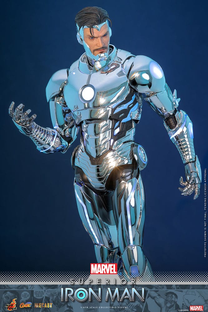 Marvel Comic Diecast Masterpiece Actionfigur 1/6 Superior Iron Man 32 cm