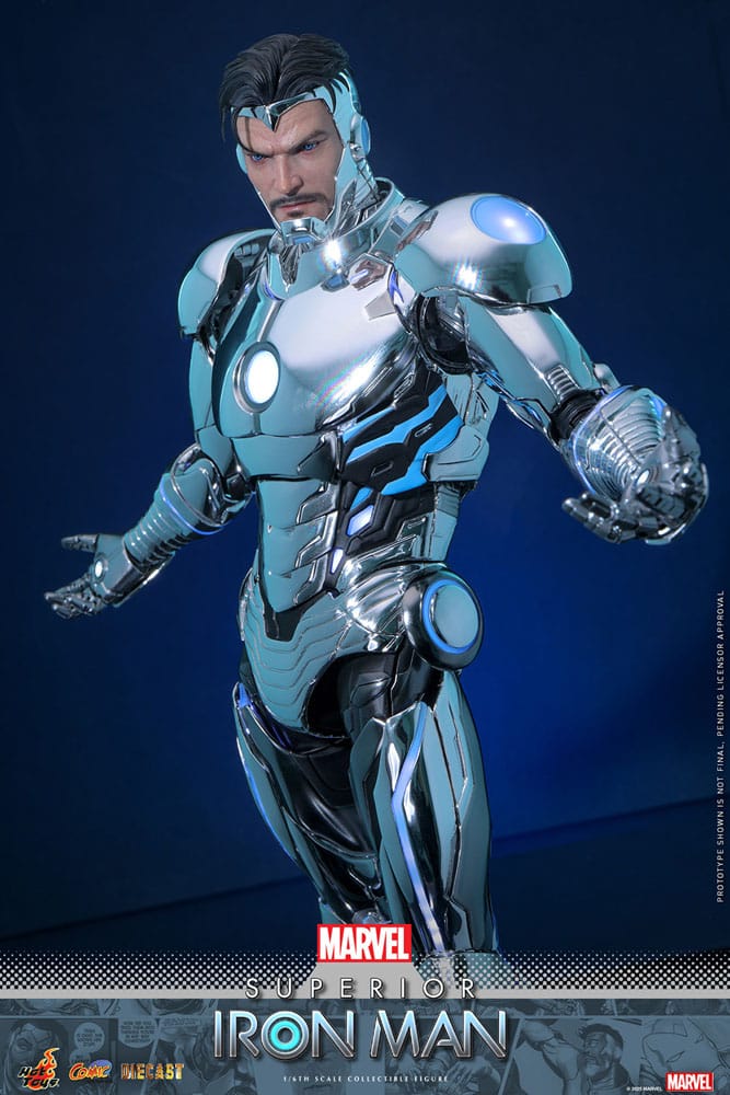 Marvel Comic Diecast Masterpiece Actionfigur 1/6 Superior Iron Man 32 cm