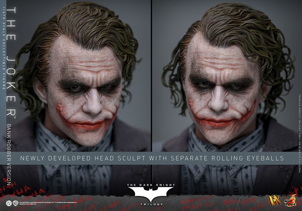The Dark Knight DX Actionfigur 1/6 The Joker (Bank Robber Version) 30 cm
