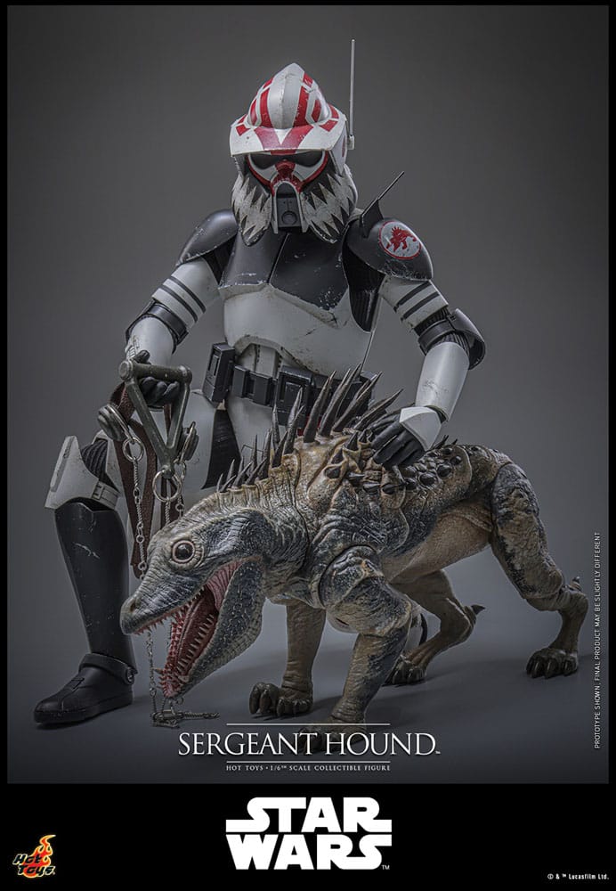 Star Wars: The Clone Wars Actionfigur 1/6 Sergeant Hound 30 cm