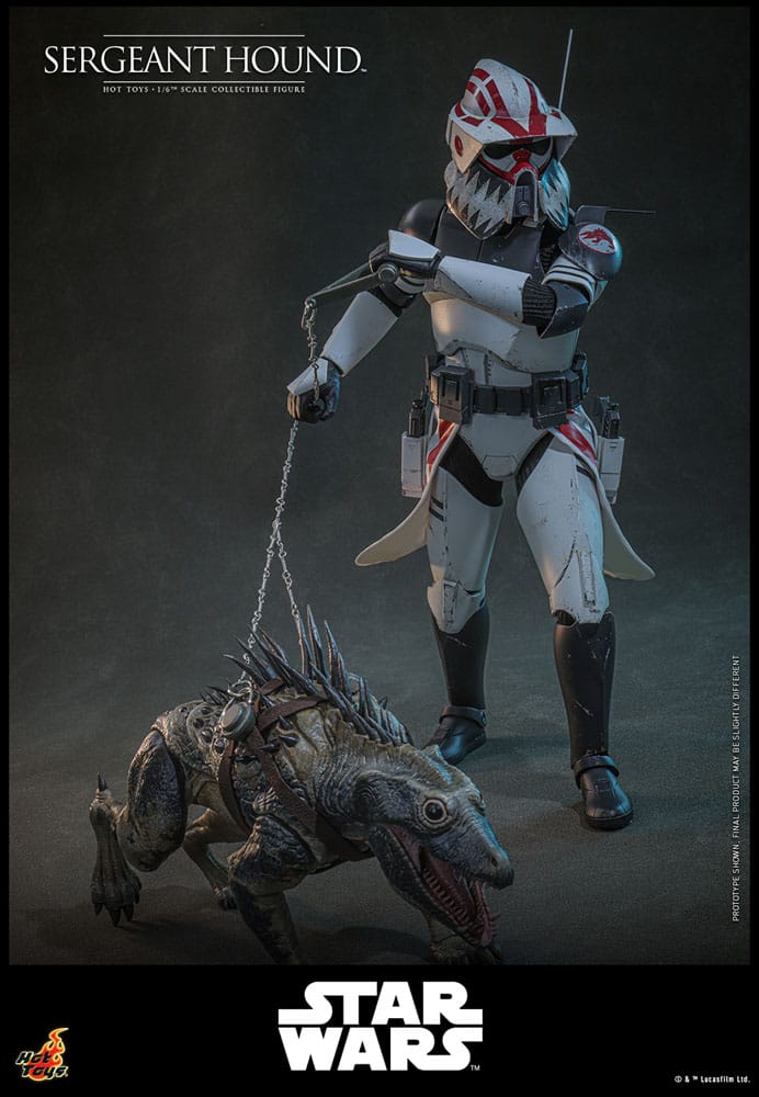 Star Wars: The Clone Wars Actionfigur 1/6 Sergeant Hound 30 cm
