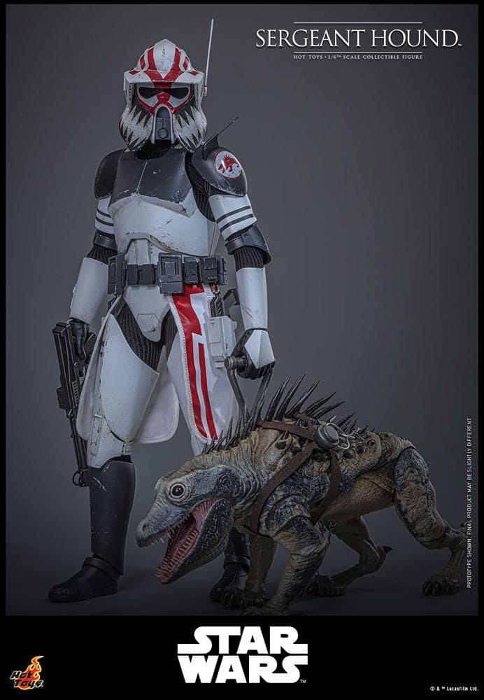 Star Wars: The Clone Wars Actionfigur 1/6 Sergeant Hound 30 cm