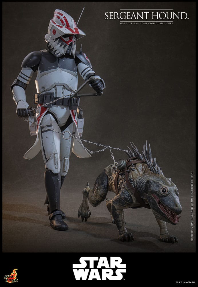 Star Wars: The Clone Wars Actionfigur 1/6 Sergeant Hound 30 cm