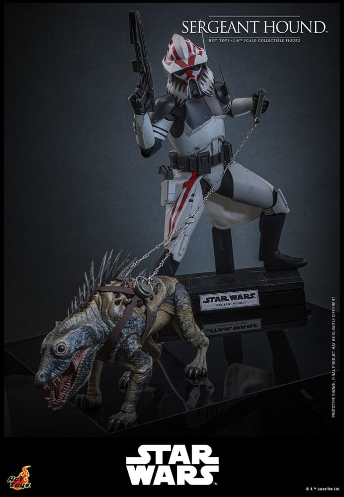Star Wars: The Clone Wars Actionfigur 1/6 Sergeant Hound 30 cm