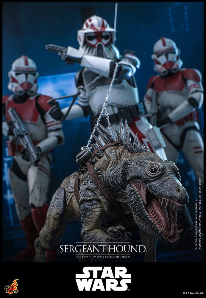 Star Wars: The Clone Wars Actionfigur 1/6 Sergeant Hound 30 cm