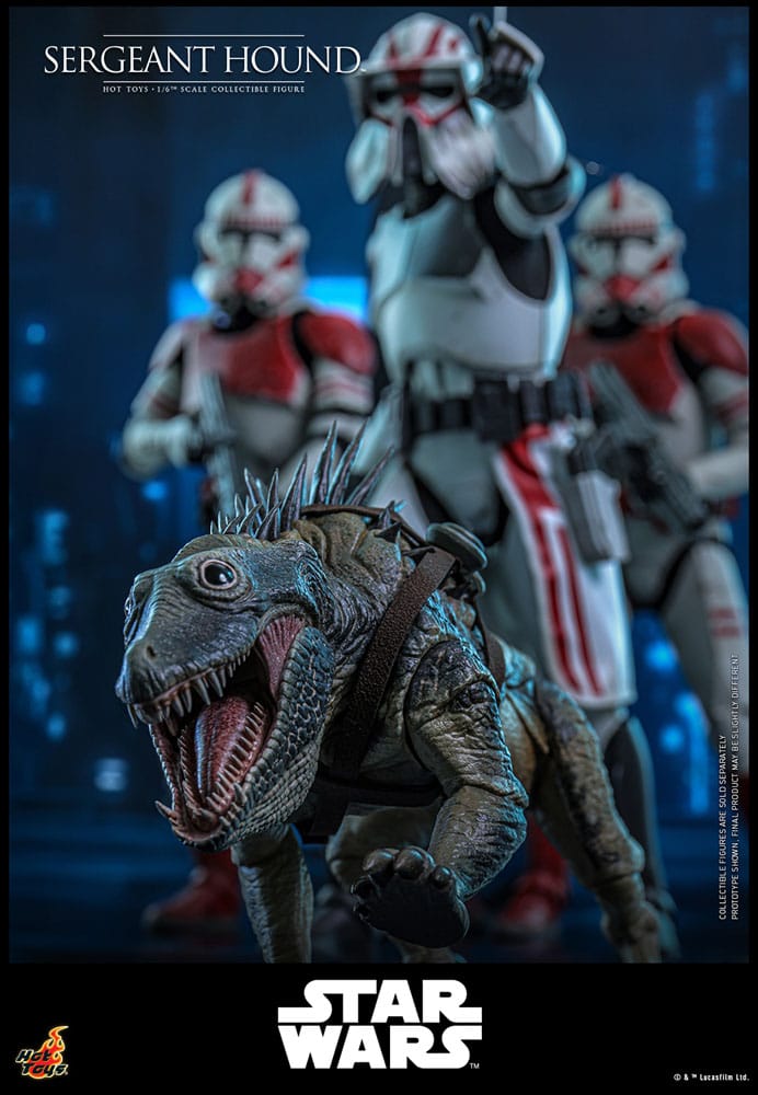 Star Wars: The Clone Wars Actionfigur 1/6 Sergeant Hound 30 cm