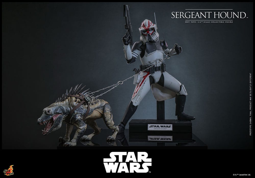 Star Wars: The Clone Wars Actionfigur 1/6 Sergeant Hound 30 cm