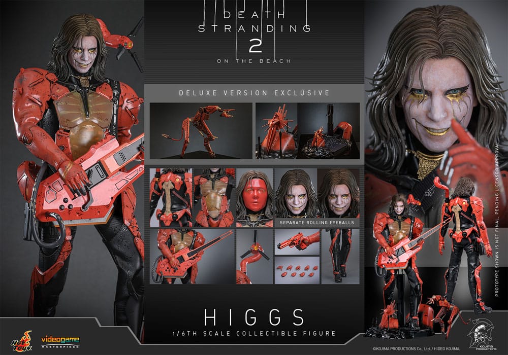 Death Stranding 2: On the Beach Videogame Masterpiece Actionfigur 1/6 Higgs (Deluxe Version) 33 cm