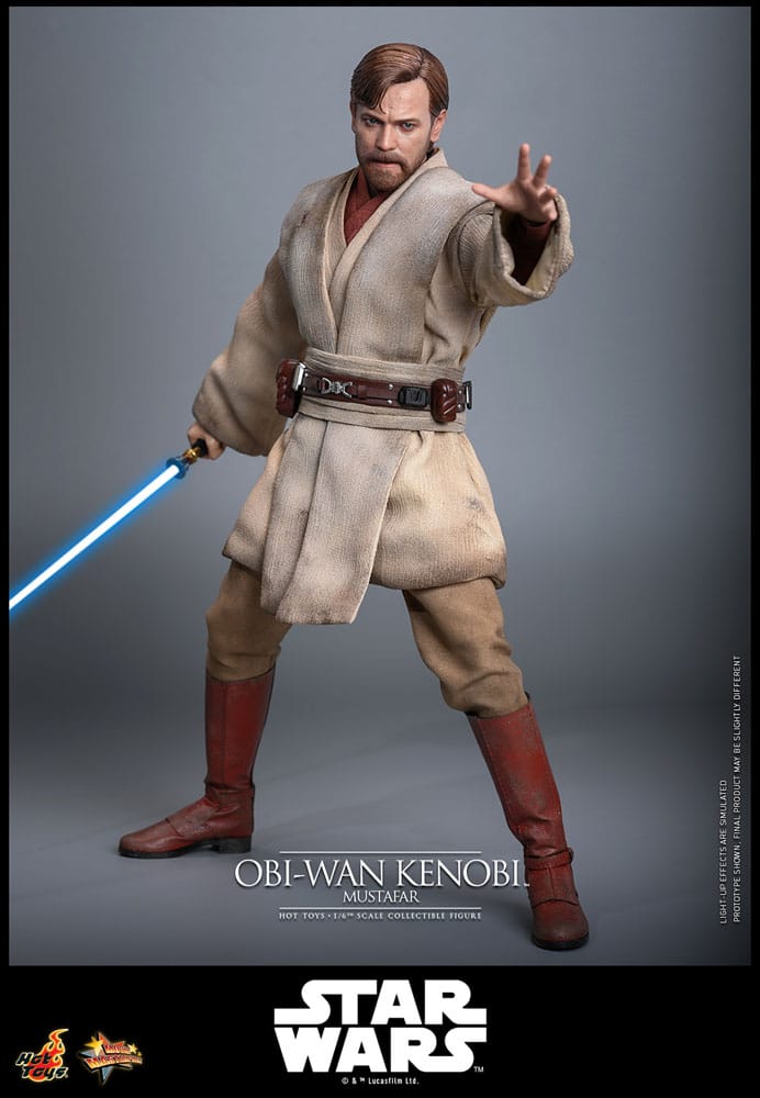 Star Wars: Episode III - Die Rache der Sith Movie Masterpiece Actionfigur 1/6 Obi-Wan Kenobi (Mustafar) 31 cm