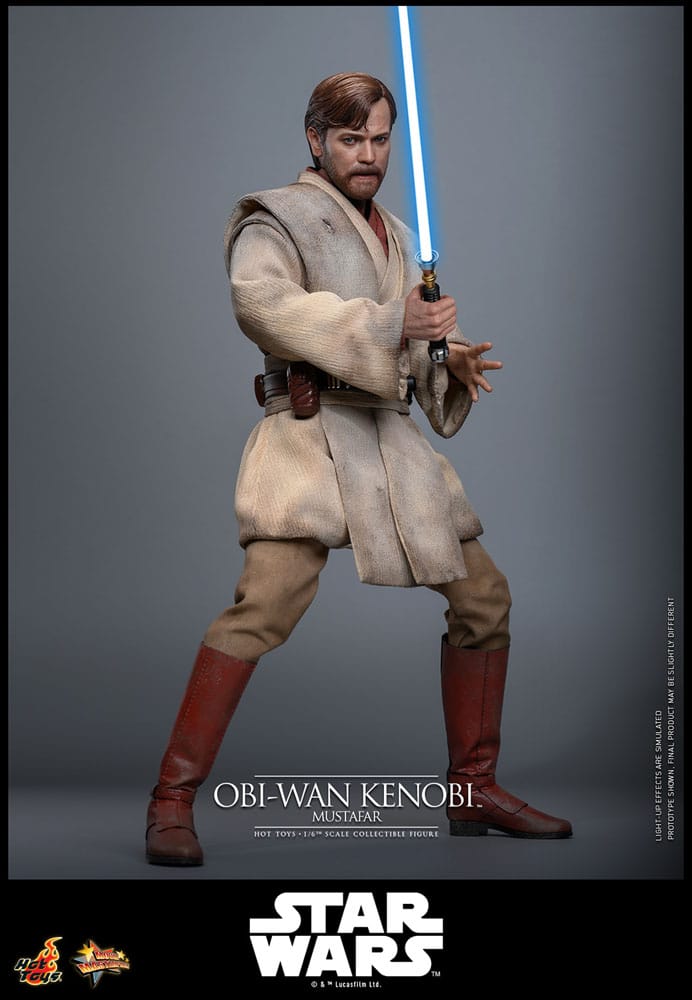 Star Wars: Episode III - Die Rache der Sith Movie Masterpiece Actionfigur 1/6 Obi-Wan Kenobi (Mustafar) 31 cm