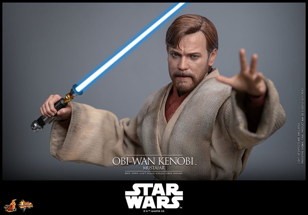 Star Wars: Episode III - Die Rache der Sith Movie Masterpiece Actionfigur 1/6 Obi-Wan Kenobi (Mustafar) 31 cm