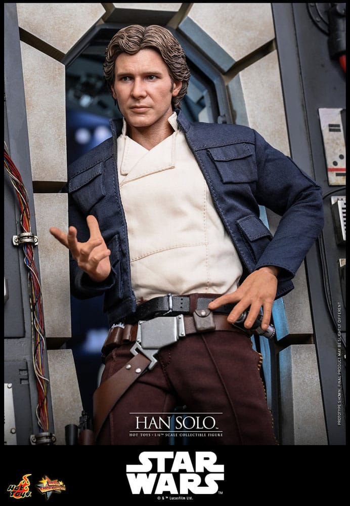 Star Wars Episode V Movie Masterpiece Actionfigur 1/6 Han Solo 31 cm