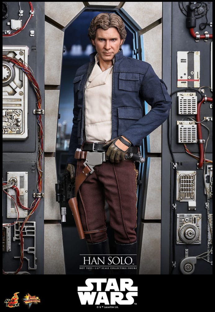 Star Wars Episode V Movie Masterpiece Actionfigur 1/6 Han Solo 31 cm