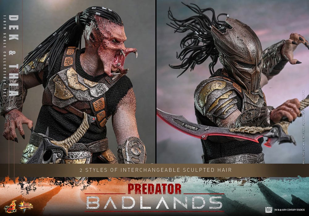 Predator: Badlands Movie Masterpiece Actionfigur 1/6 Dek & Thia 30 cm