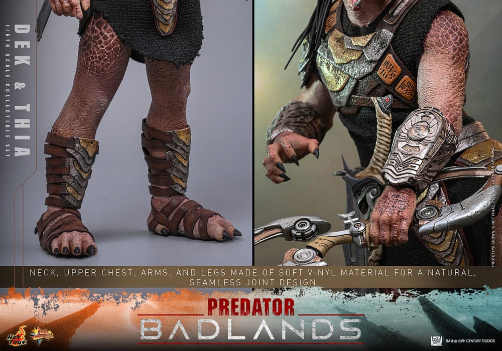 Predator: Badlands Movie Masterpiece Actionfigur 1/6 Dek & Thia 30 cm