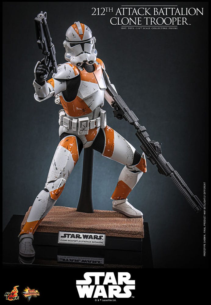 Star Wars: The Clone Wars Actionfigur 1/6 212th Attack Battalion Clone Trooper 30 cm
