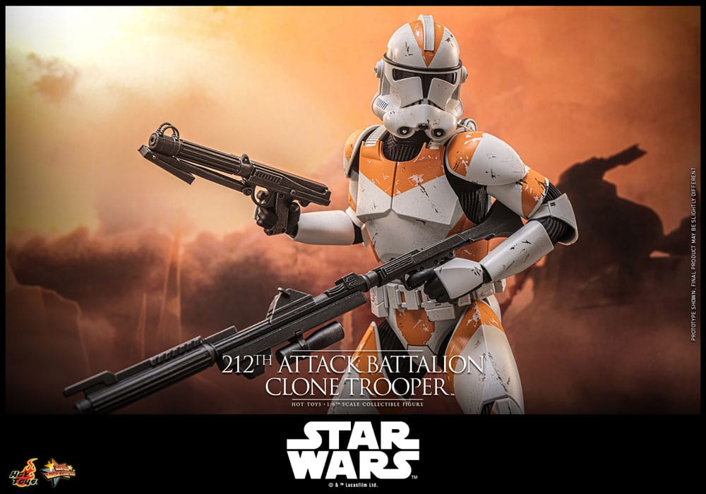 Star Wars: The Clone Wars Actionfigur 1/6 212th Attack Battalion Clone Trooper 30 cm
