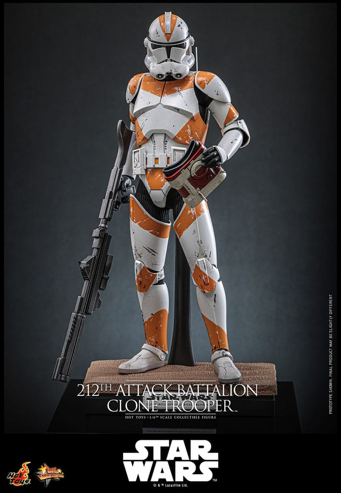 Star Wars: The Clone Wars Actionfigur 1/6 212th Attack Battalion Clone Trooper 30 cm