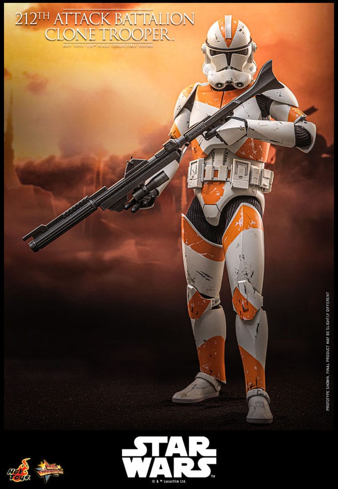 Star Wars: The Clone Wars Actionfigur 1/6 212th Attack Battalion Clone Trooper 30 cm