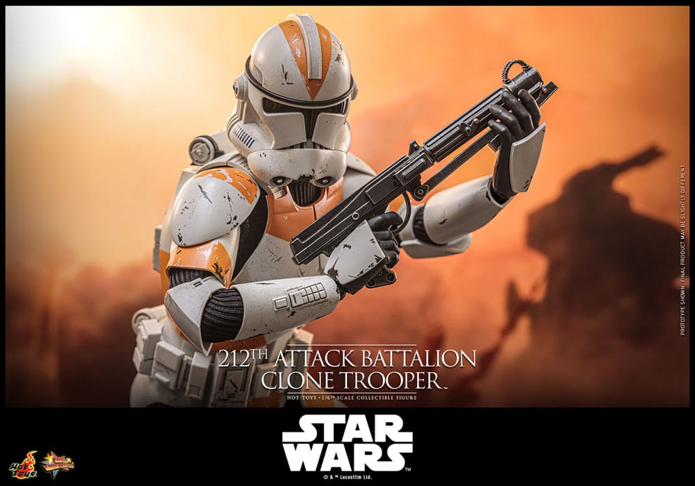 Star Wars: The Clone Wars Actionfigur 1/6 212th Attack Battalion Clone Trooper 30 cm