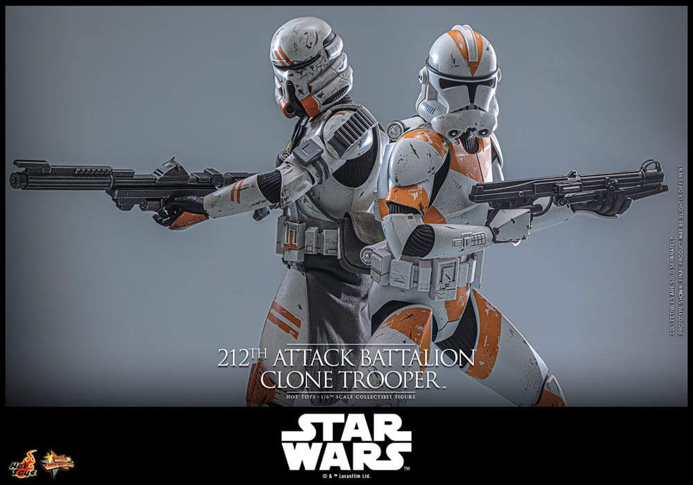 Star Wars: The Clone Wars Actionfigur 1/6 212th Attack Battalion Clone Trooper 30 cm