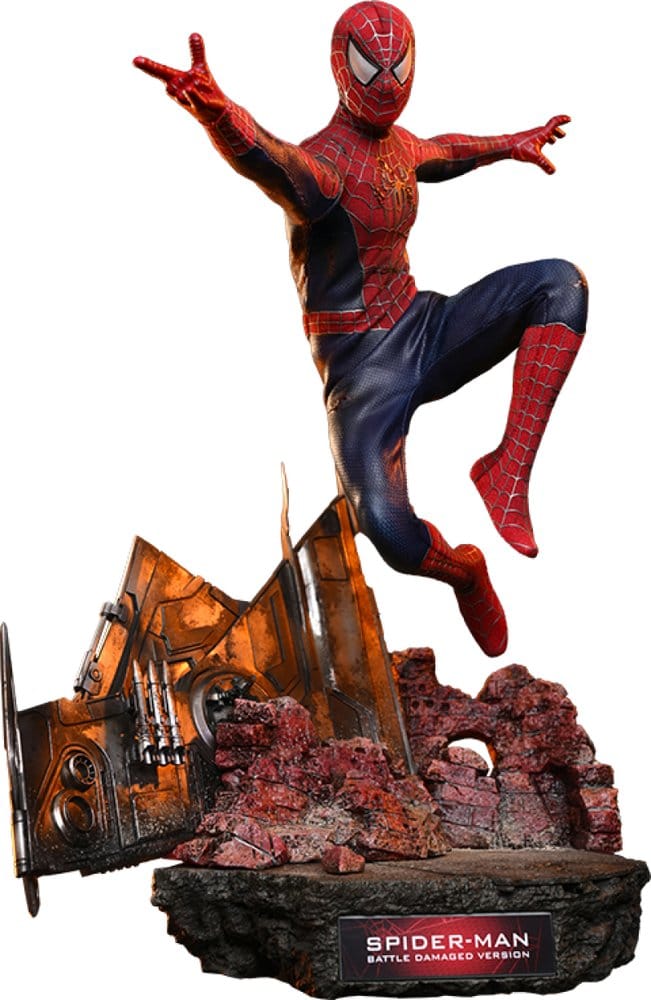 Spider-Man Movie Masterpiece Actionfigur 1/6 Spider-Man (Battle Damaged Version) 30 cm