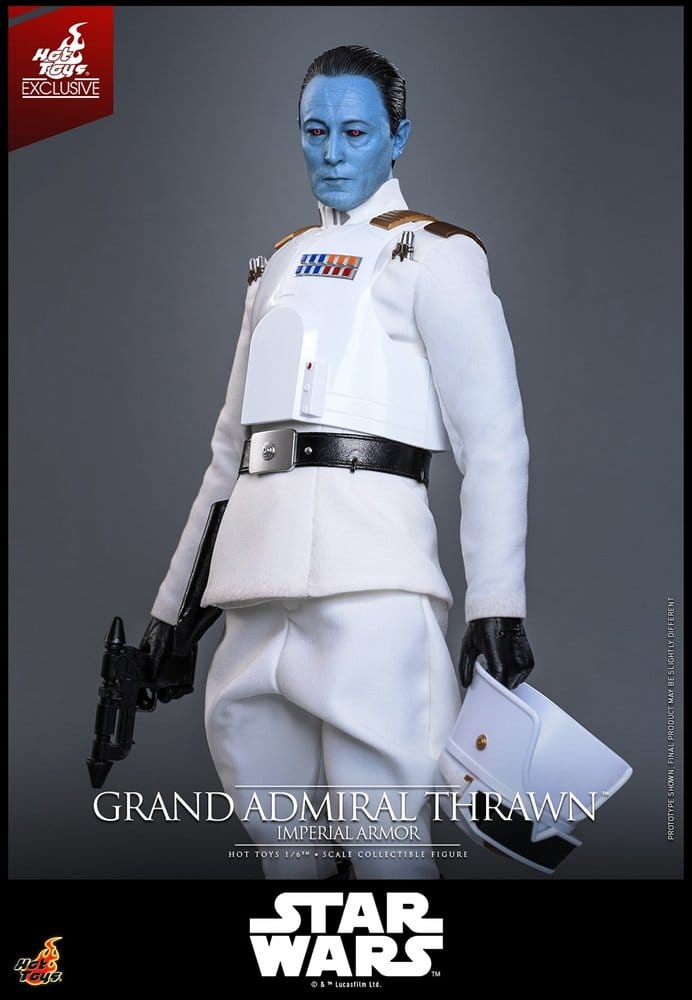 Star Wars: Rebels Television Masterpiece Actionfigur 1/6 Grand Admiral Thrawn (Imperial Armor) Hot Toys Exclusive 32 cm
