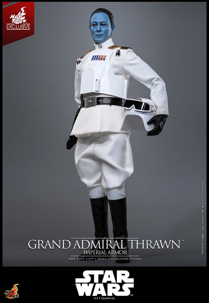 Star Wars: Rebels Television Masterpiece Actionfigur 1/6 Grand Admiral Thrawn (Imperial Armor) Hot Toys Exclusive 32 cm