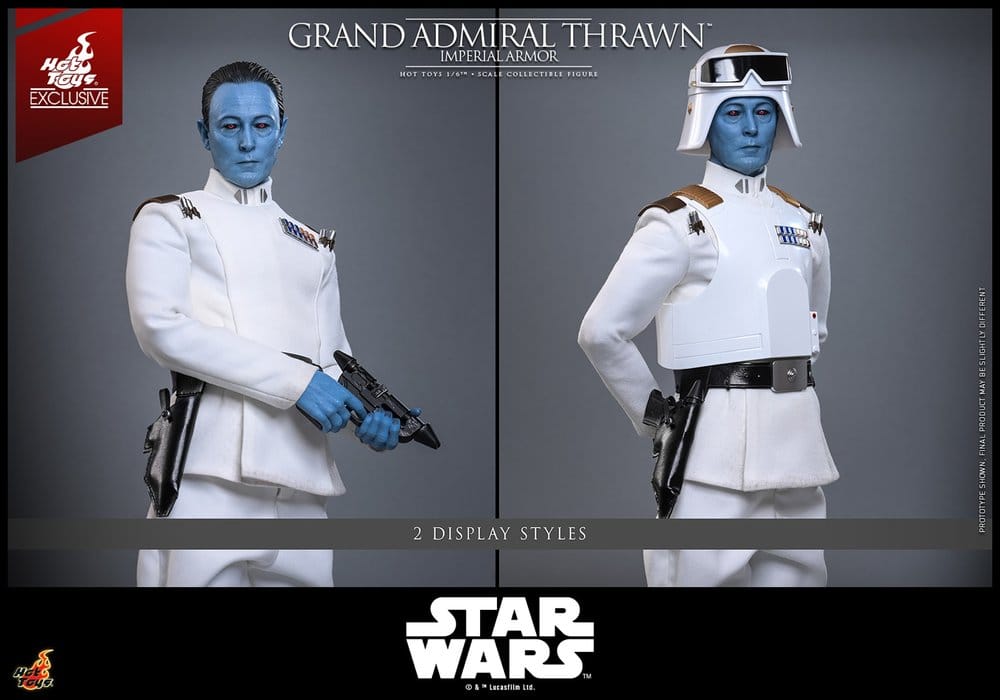 Star Wars: Rebels Television Masterpiece Actionfigur 1/6 Grand Admiral Thrawn (Imperial Armor) Hot Toys Exclusive 32 cm