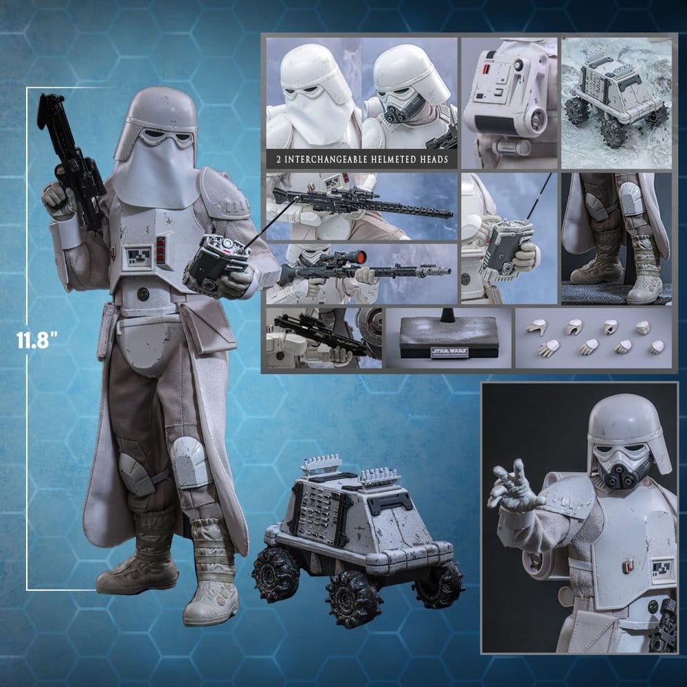 Star Wars: The Mandalorian & Grogu Movie Masterpiece Actionfigur 1/6 Imperial Remnant Snowtrooper 30 cm