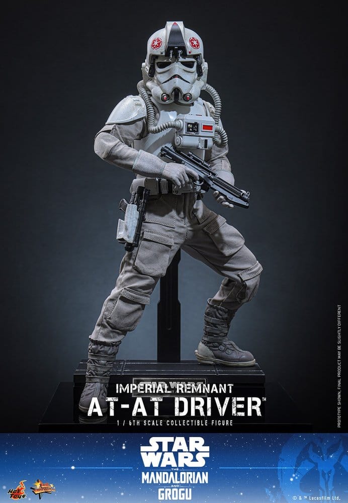 Star Wars Movie Masterpiece Actionfigur 1/6 Imperial Remnant AT-AT Driver 30 cm