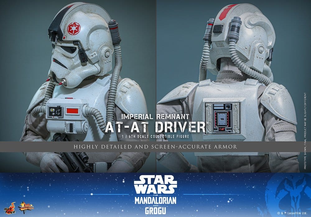 Star Wars Movie Masterpiece Actionfigur 1/6 Imperial Remnant AT-AT Driver 30 cm
