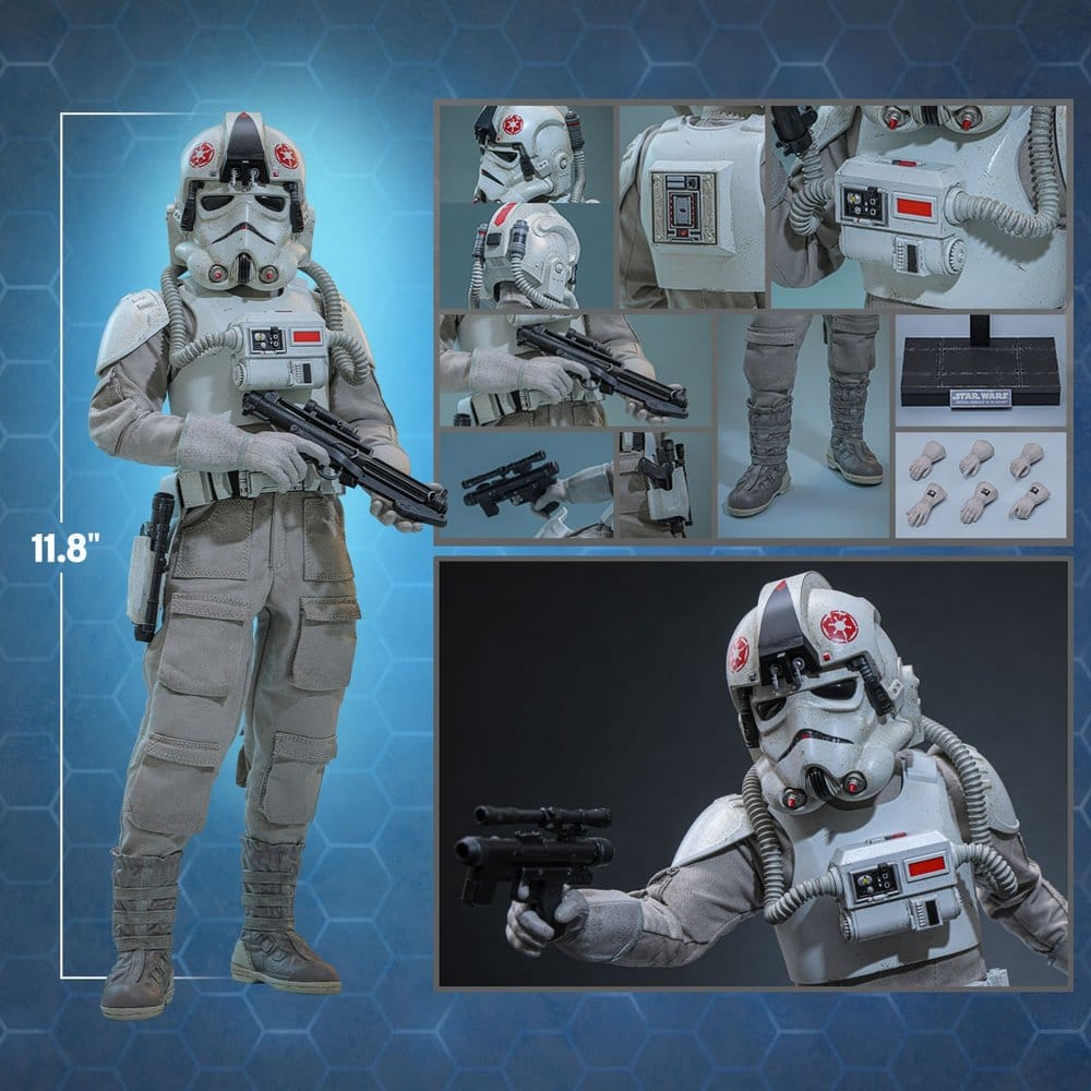 Star Wars Movie Masterpiece Actionfigur 1/6 Imperial Remnant AT-AT Driver 30 cm