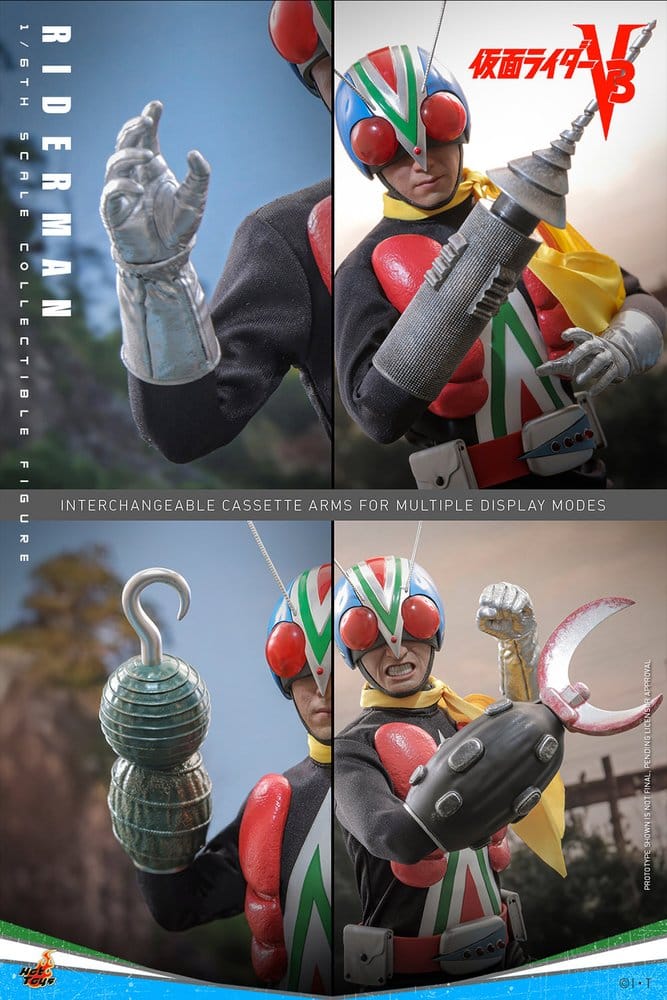 Kamen Rider Actionfigur 1/6 Riderman 30 cm