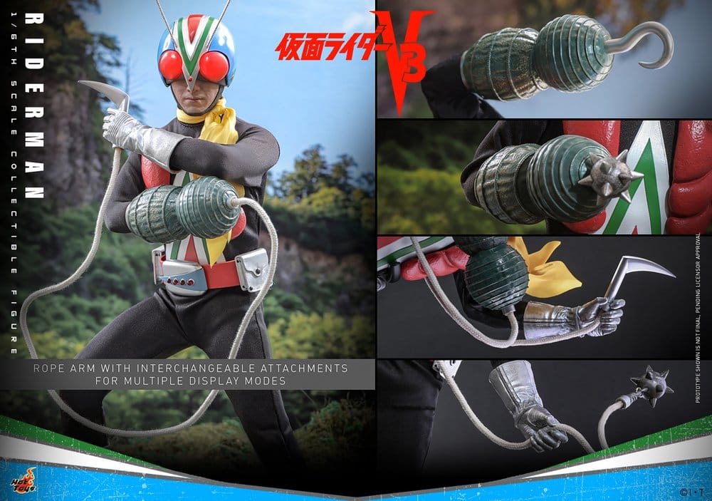 Kamen Rider Actionfigur 1/6 Riderman 30 cm