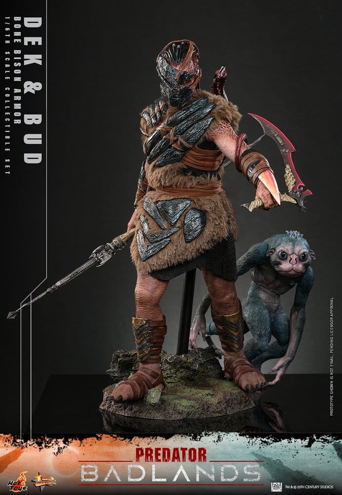 Predator: Badlands Movie Masterpiece Actionfiguren 2er-Pack 1/6 Dek (Bone Bison Armor) and Bud 31 cm