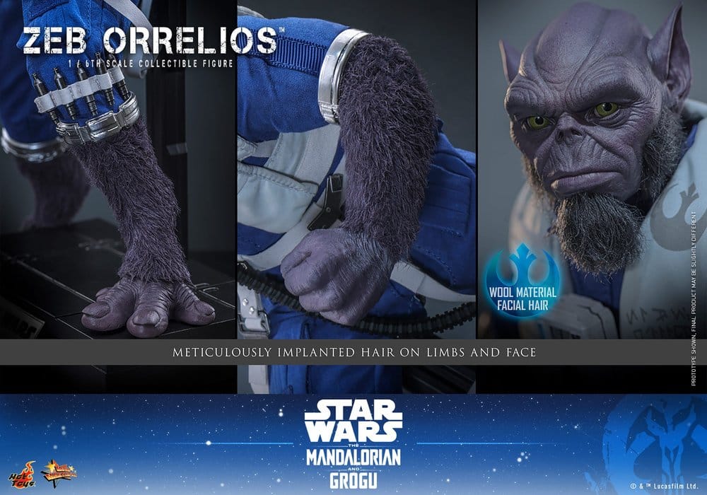 Star Wars Movie Masterpiece Actionfigur 1/6 Zeb Orrelios 33 cm