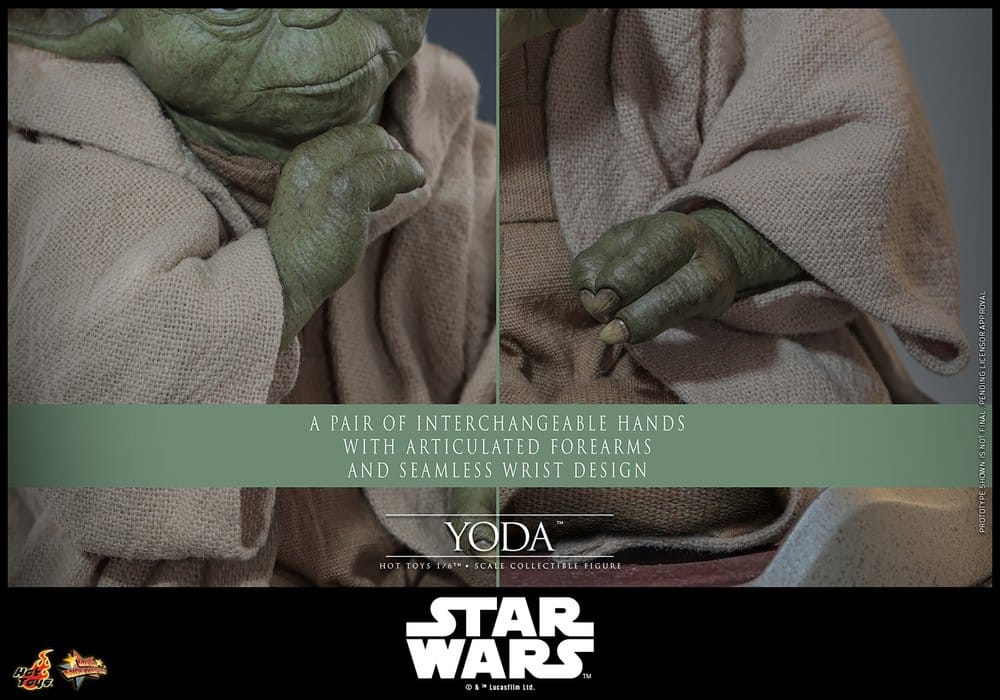 Star Wars: Die Rache der Sith Movie Masterpiece Actionfigur 1/6 Yoda 14 cm