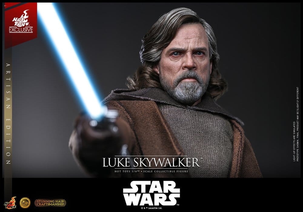 Star Wars: Die letzten Jedi Movie Masterpiece Actionfigur 1/6 Luke Skywalker (Artisan Edition) 29 cm