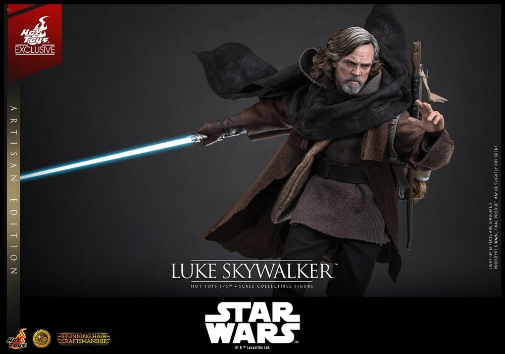 Star Wars: Die letzten Jedi Movie Masterpiece Actionfigur 1/6 Luke Skywalker (Artisan Edition) 29 cm