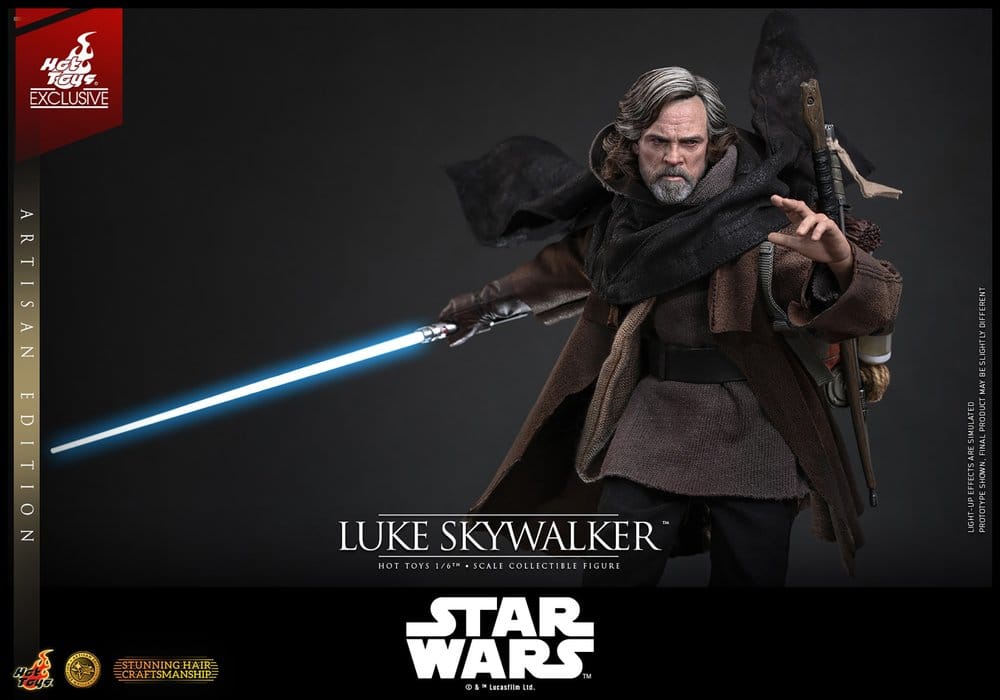 Star Wars: Die letzten Jedi Movie Masterpiece Actionfigur 1/6 Luke Skywalker (Artisan Edition) 29 cm