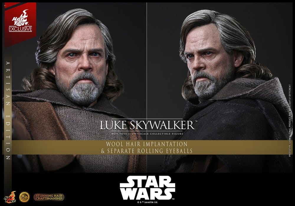 Star Wars: Die letzten Jedi Movie Masterpiece Actionfigur 1/6 Luke Skywalker (Artisan Edition) 29 cm