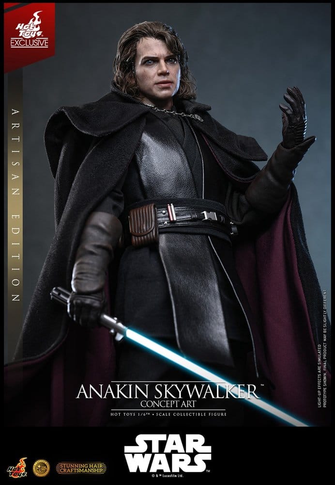 Star Wars Episode III: Die Rache der Sith Movie Masterpiece Actionfigur 1/6 Anakin Skywalker (Concept Art Version) (Artisan Edition) Hot Toys Exclusive 31 cm