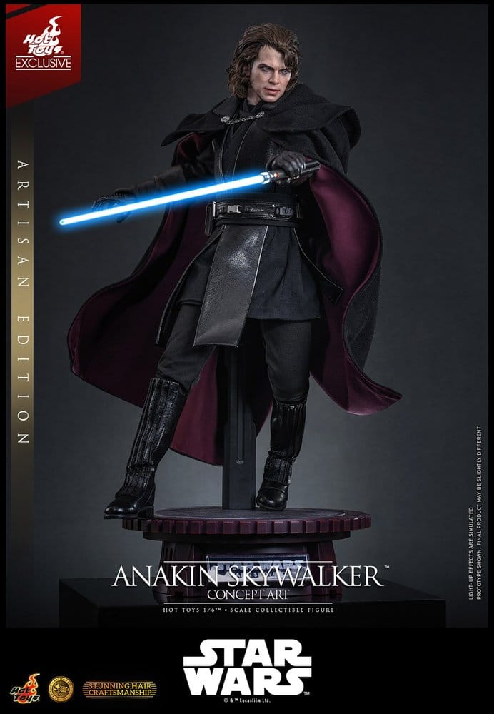 Star Wars Episode III: Die Rache der Sith Movie Masterpiece Actionfigur 1/6 Anakin Skywalker (Concept Art Version) (Artisan Edition) Hot Toys Exclusive 31 cm
